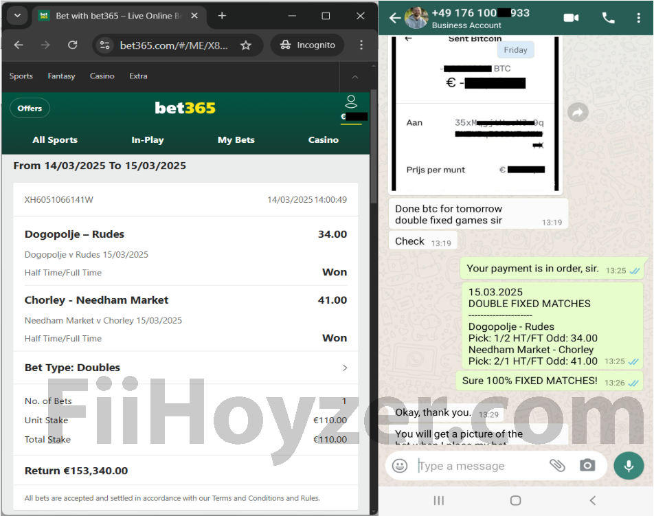 Best Fixed Matches